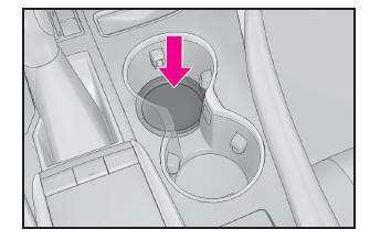 Lexus RX. Utilisation des rangements