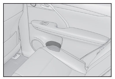 Lexus RX. Utilisation des rangements