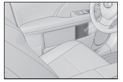 Lexus RX. Utilisation des rangements